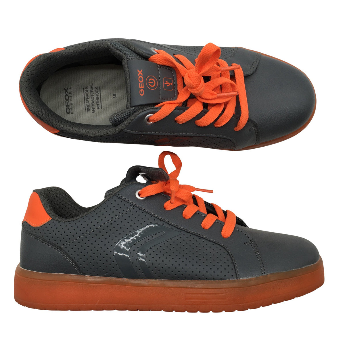 Unisex Geox - Tennarit, koko 39 - Harmaa (1)