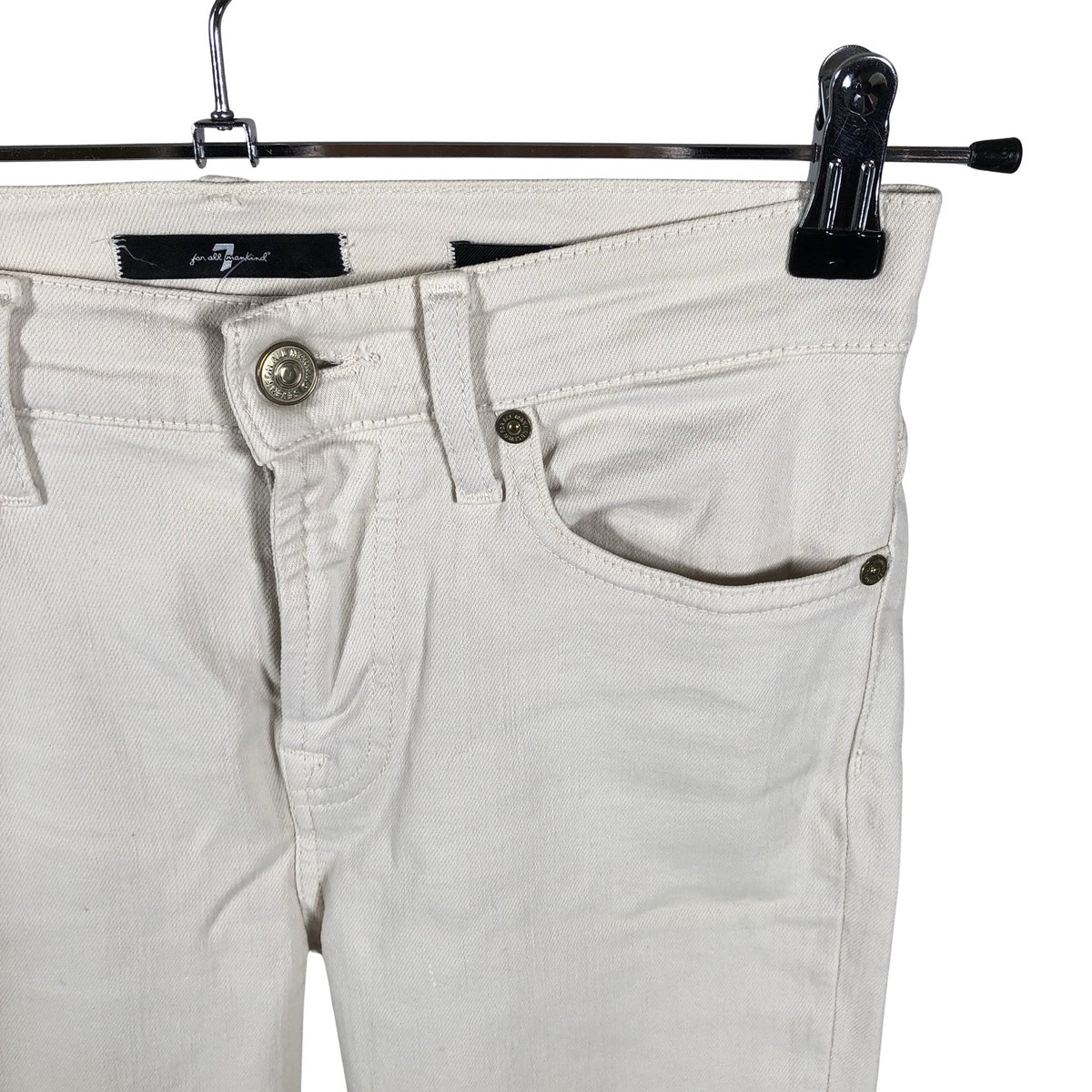 Naisten 7 for all mankind - Farkut, koko W27 - Luonnonvalkoinen (3)