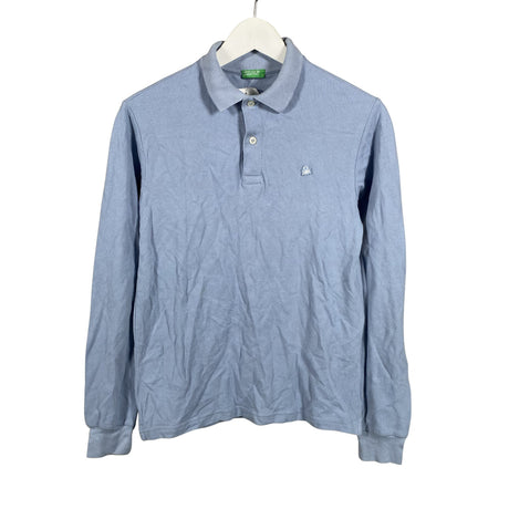 Unisex Benetton - Pikeepaita, koko 164 - 170 - Vaaleansininen ()
