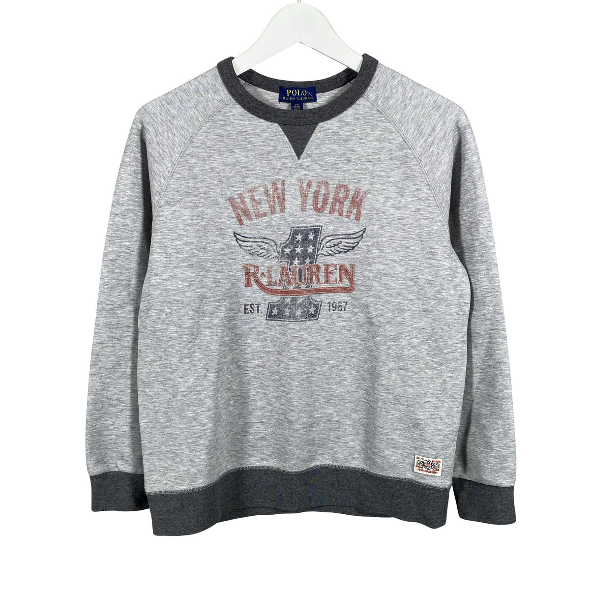 Unisex Polo Ralph Lauren - Collegepaita, koko 152 - 158 - Harmaa (1)