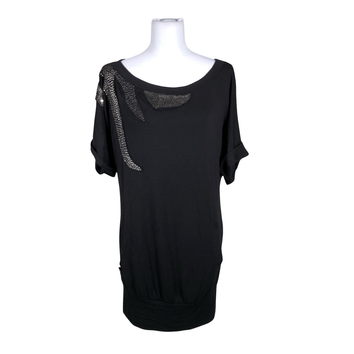 Naisten Guess - T-paita, koko 38 - Musta (1)