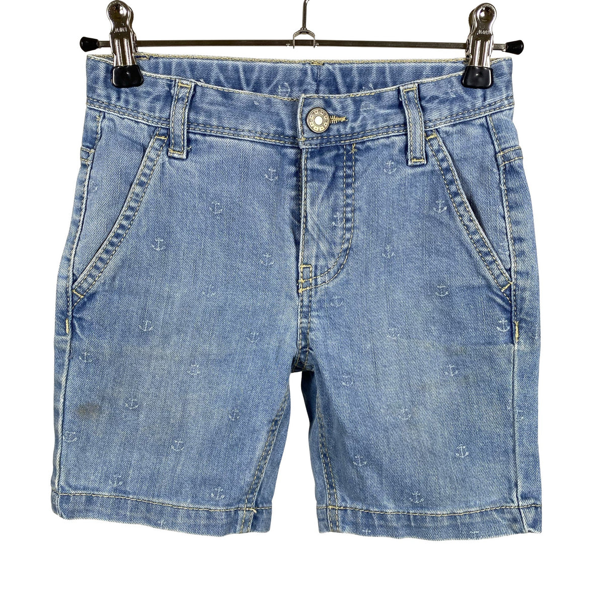 Unisex Benetton - Farkkushortsit, koko 116 - 122 - Vaaleansininen (1)