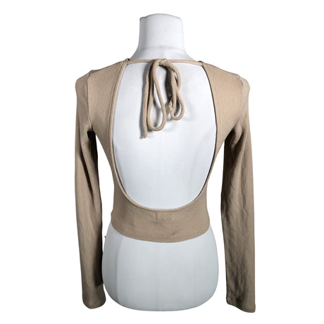 Naisten Na-KD - Trikoopaita, koko 34 - Beige (2)