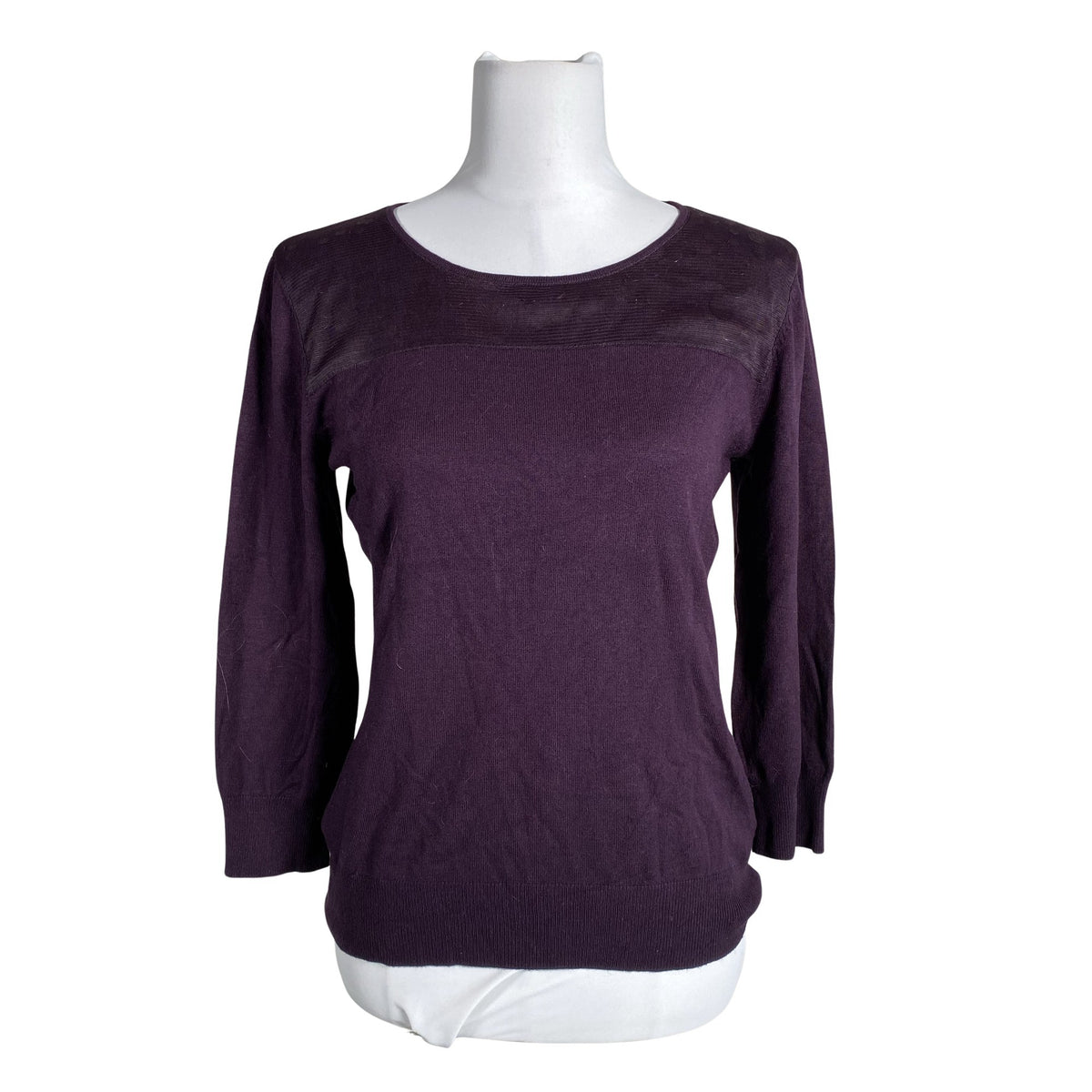 Naisten Per Una by Marks & Spencer - Neuletakki, koko 38 - Violetti (1)