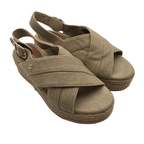 Naisten Tommy Hilfiger - Korolliset sandaalit, koko 36 - Beige (2)