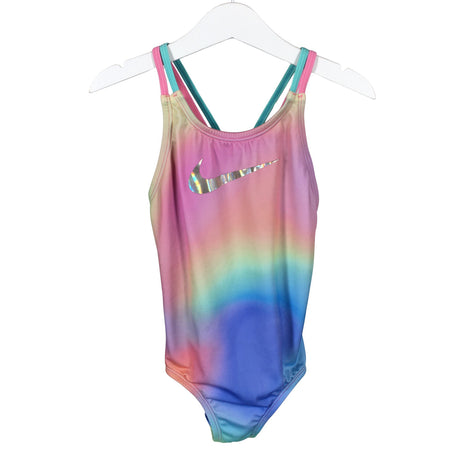 Tyttöjen Nike - Uimapuku, koko 122 - 128 - Sininen ()