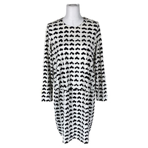Naisten Marimekko - Trikoomekko, koko 38 - Valkoinen (1)