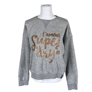 Naisten Superdry - Collegepaita, koko 38 - Harmaa (1)