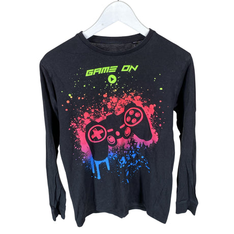 Unisex Next - Trikoopaita, koko 152 - 158 - Musta ()