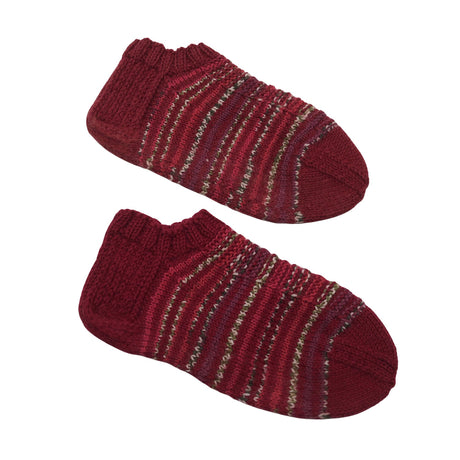 Naisten Handmade - Villasukat, koko 40 - Viininpunainen ()