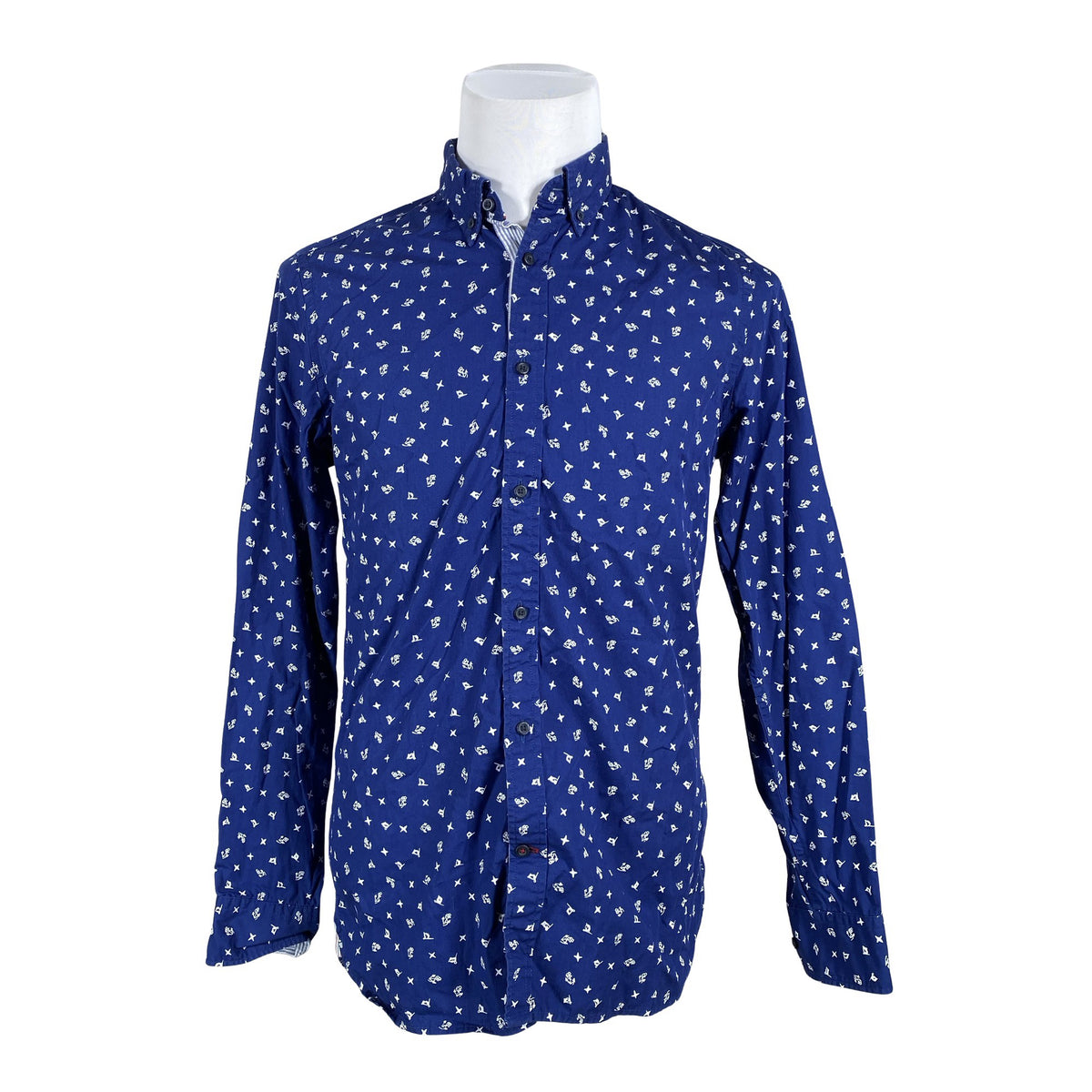 Miesten Tommy Hilfiger - Kauluspaita, koko M - Sininen (1)