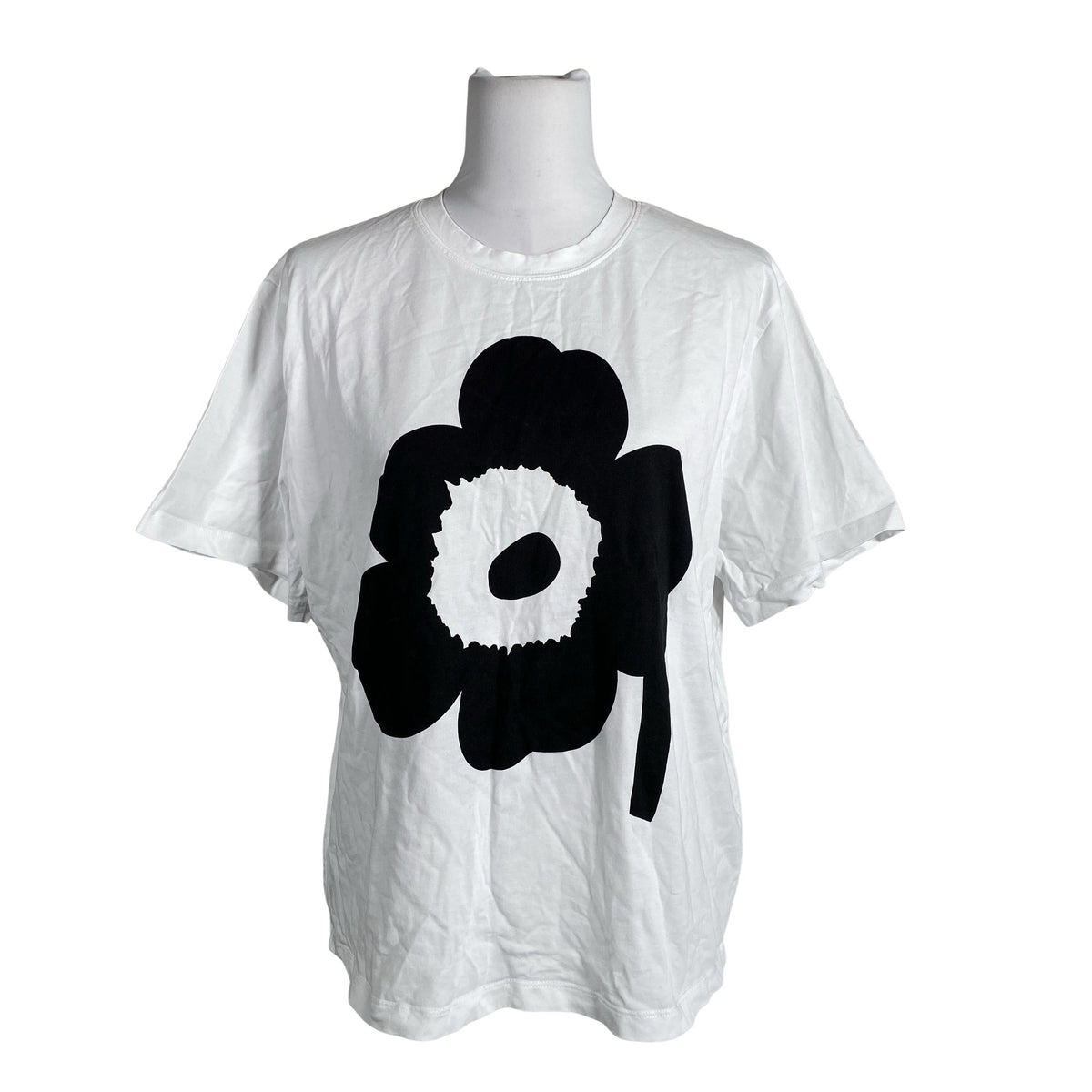 Naisten Marimekko - T-paita, koko 40 - Valkoinen (1)