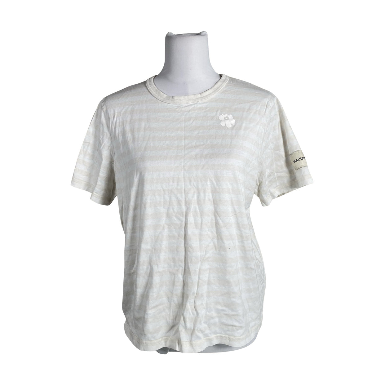 Naisten Marimekko - T-paita, koko 38 - Beige (1)