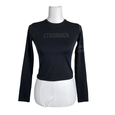 Naisten Stronger - Urheilupaita, pitkät hihat, koko 36 - Musta ()
