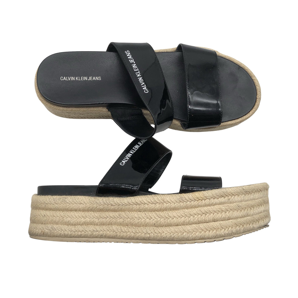 Naisten Calvin Klein Jeans - Sandaalit, koko 38 - Musta (1)