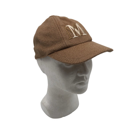 Naisten MaxMara - Lippalakki, koko 54 - 56 cm - Ruskea ()