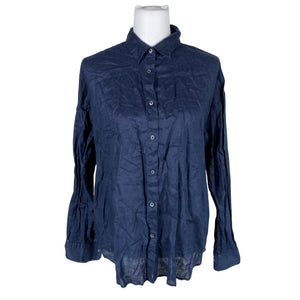 Naisten Uniqlo - Kauluspaita, koko 40 - Sininen (1)