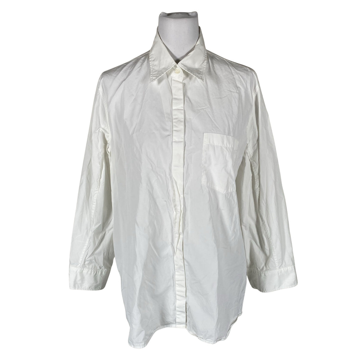 Naisten Massimo Dutti - Kauluspaita, koko 38 - Valkoinen (1)