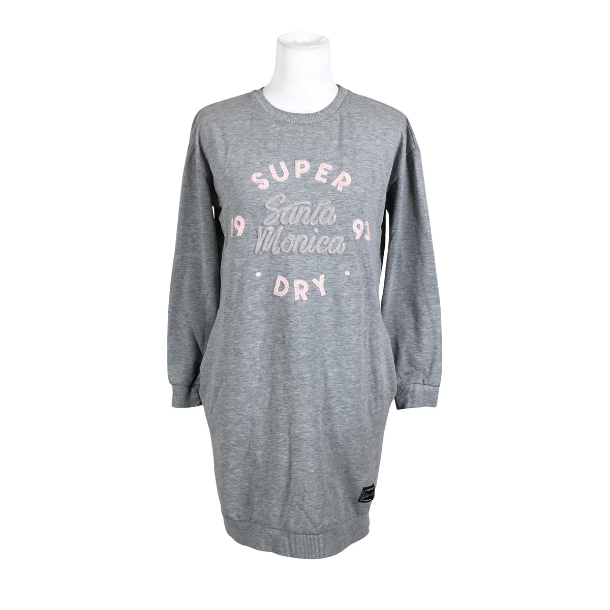 Naisten Superdry - Collegepaita, koko 36 - Harmaa (1)