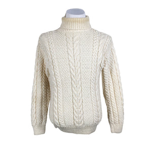 Miesten Handmade - Neulepaita, koko L - Luonnonvalkoinen (1)