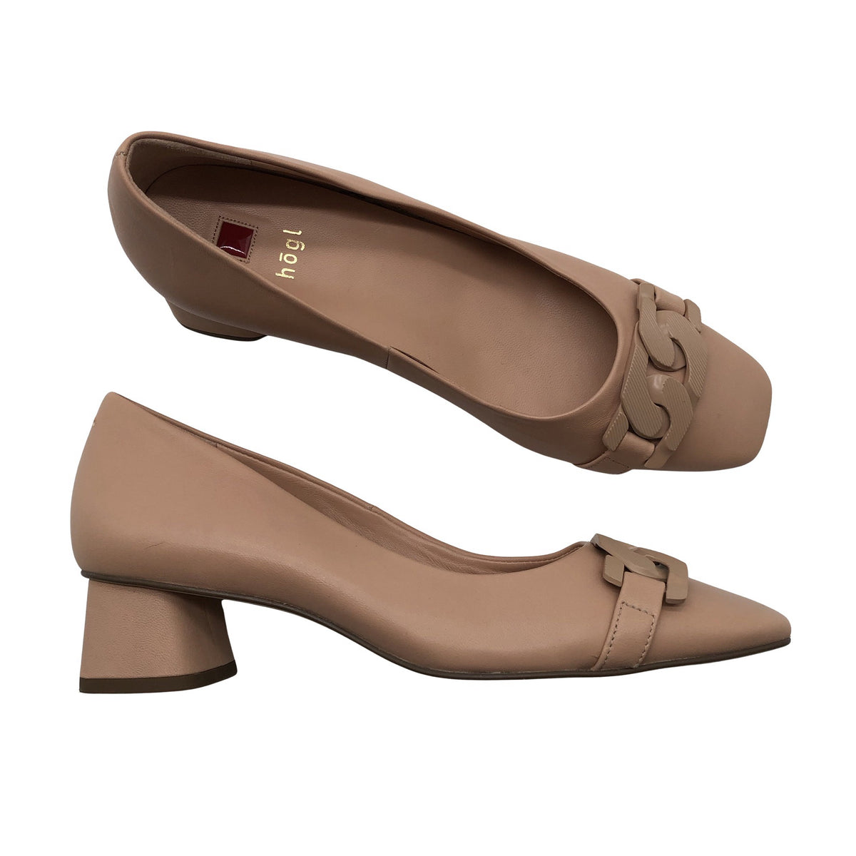 Naisten Högl - Korkokengät, koko 37 - Beige (1)