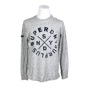 Miesten Superdry - Collegepaita, koko XL - Harmaa (1)