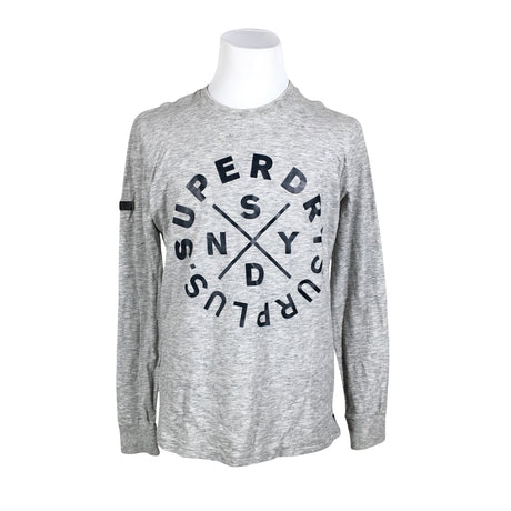Miesten Superdry - Collegepaita, koko XL - Harmaa ()