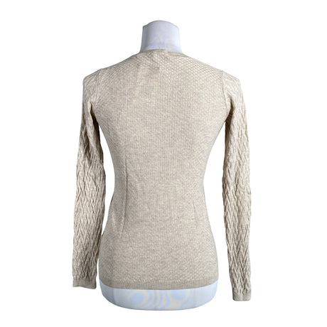 Naisten Esprit - Neuletakki, koko 36 - Beige (2)
