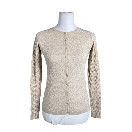 Naisten Esprit - Neuletakki, koko 36 - Beige ()