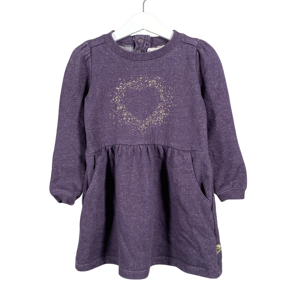 Tyttöjen POMPdeLUX - Collegemekko, koko 98 - 104 - Violetti (1)