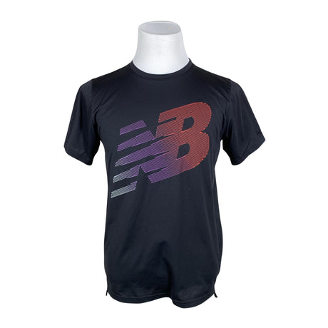 Miesten New Balance - Urheilupaita, lyhyet hihat, koko M - Musta ()