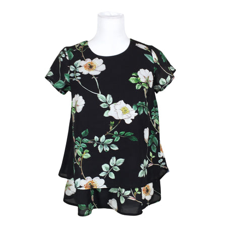 Naisten H&M Mama - Lyhythihainen pusero, koko 34 - Musta ()