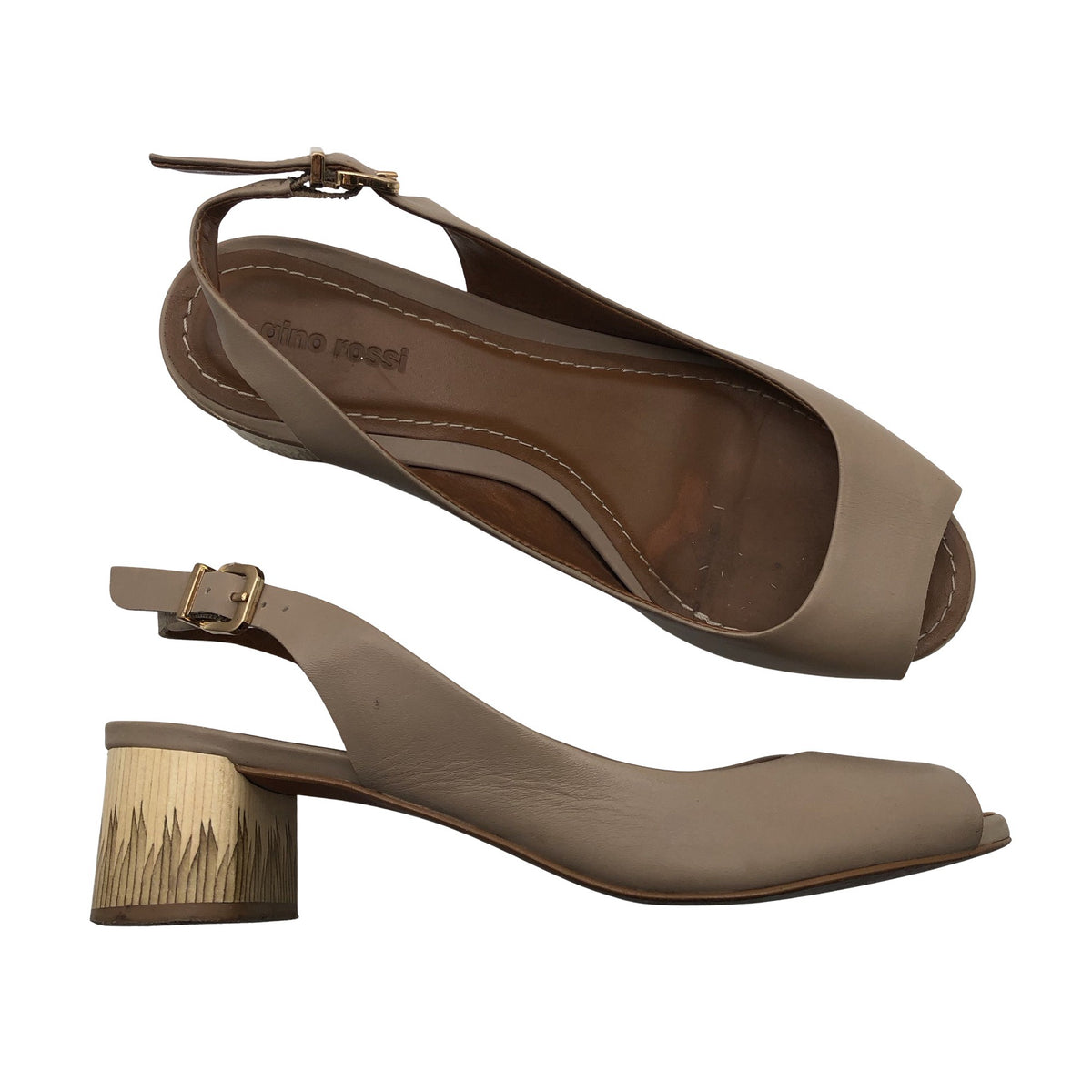 Naisten Gino Rossi - Korolliset sandaalit, koko 36 - Beige (1)