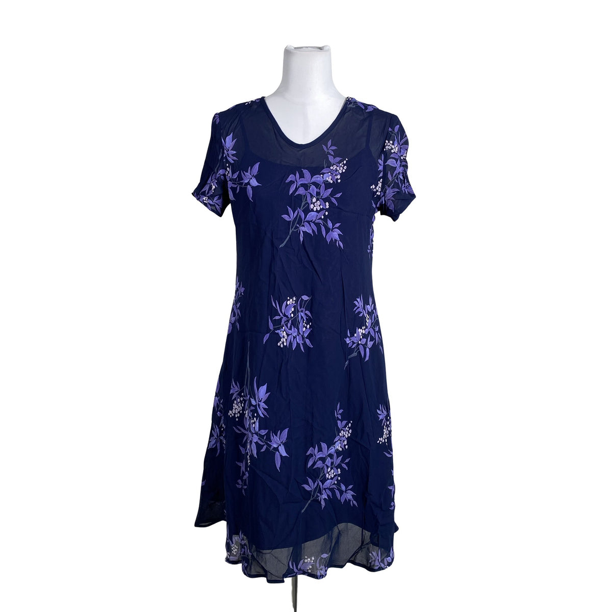 Naisten Marks&Spencer - Sifonkimekko, koko 40 - Sininen (1)