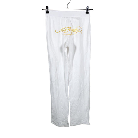 Naisten Ed Hardy - Trikoohousut, koko 34 - Valkoinen (2)