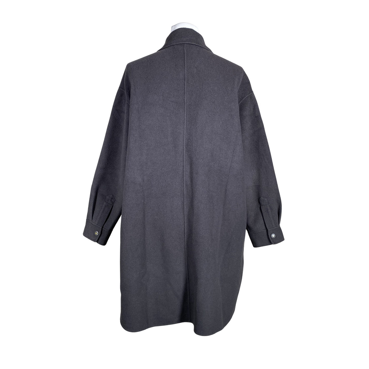 Naisten Massimo Dutti - Villakangastakki, koko 38 - Harmaa (2)