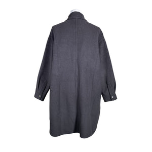 Naisten Massimo Dutti - Villakangastakki, koko 38 - Harmaa (2)