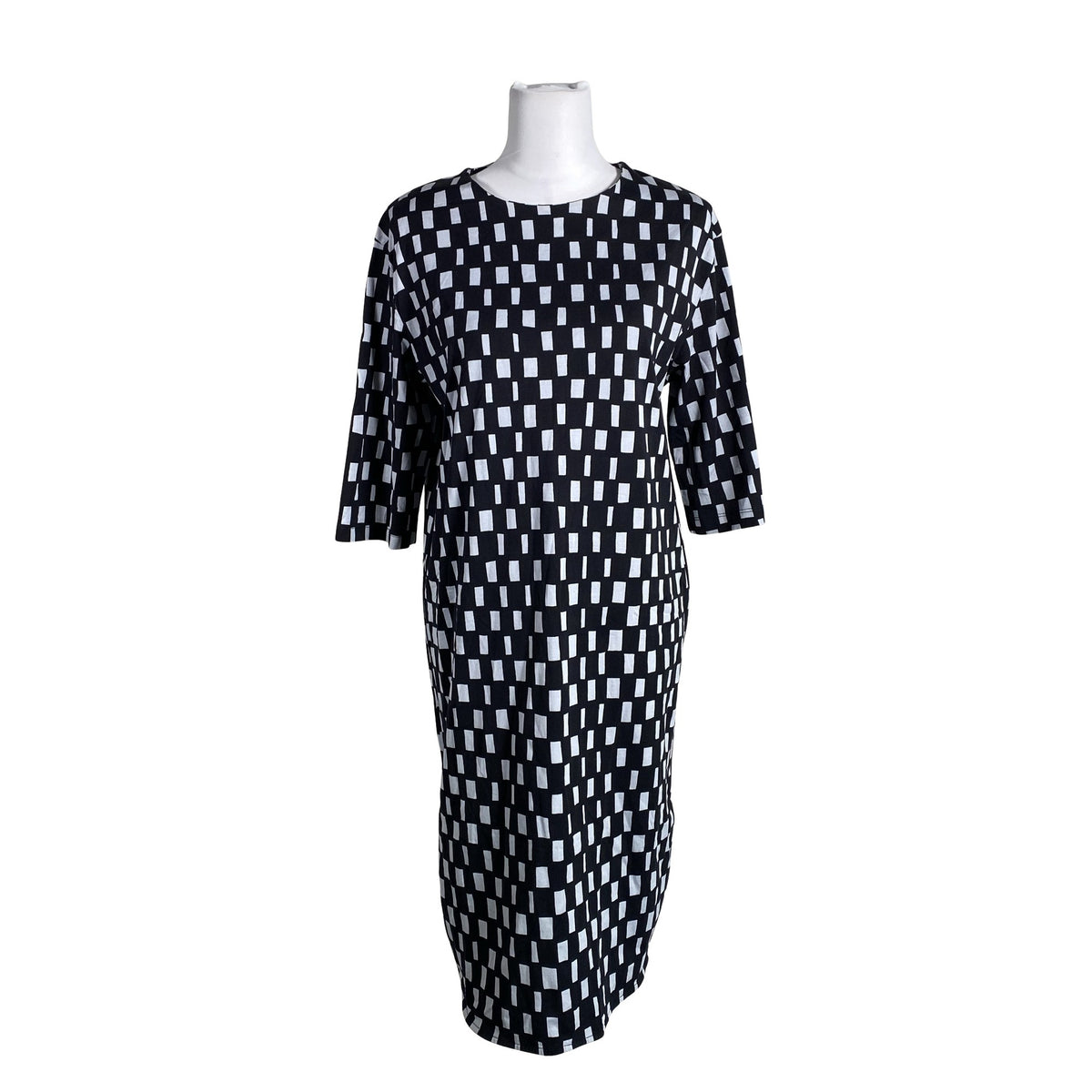 Naisten Marimekko - Trikoomekko, koko 38 - Musta (1)