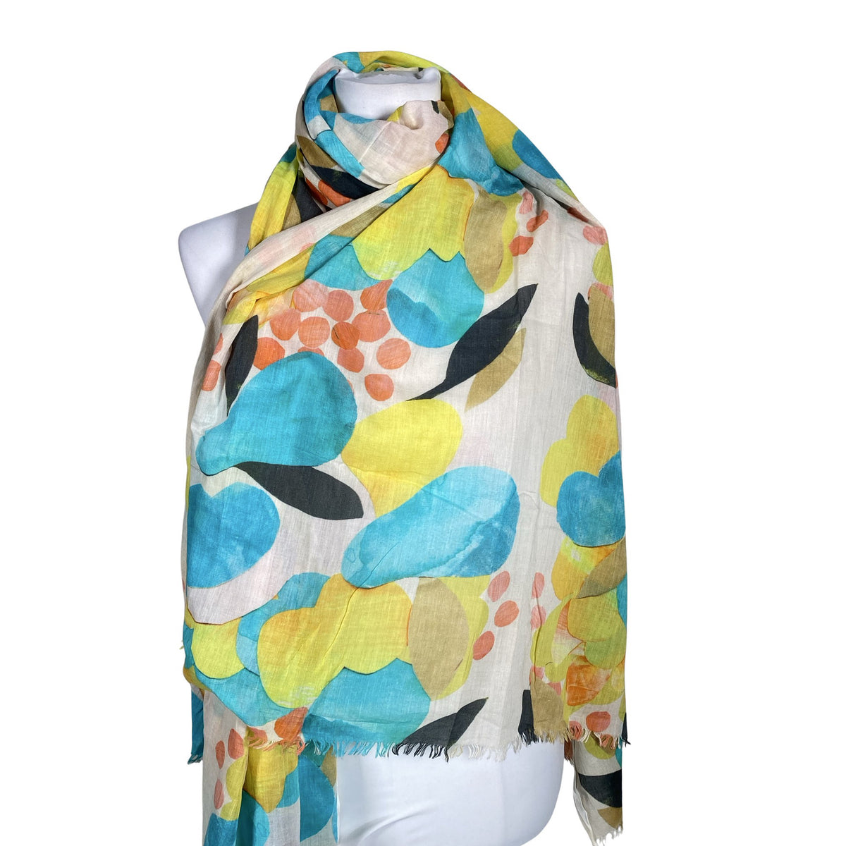 Naisten Marimekko - Huivi, koko Maxi - Beige (2)