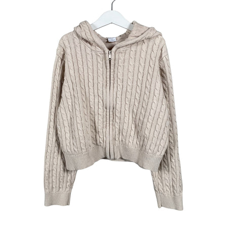 Tyttöjen Lindex - Neuletakki, koko 134 - 140 - Beige ()