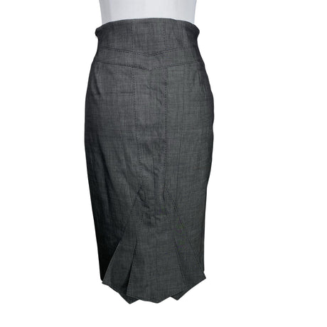 Naisten Karen Millen - Suora hame, koko 38 - Harmaa (2)