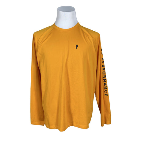 Miesten Peak Performance - Urheilupaita, pitkät hihat, koko XL - Oranssi ()