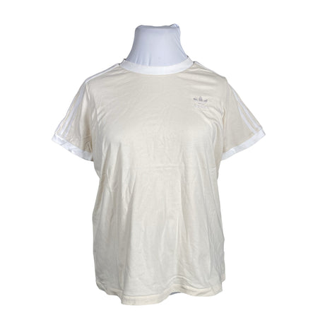 Naisten Adidas - T-paita, koko 42 - Beige ()