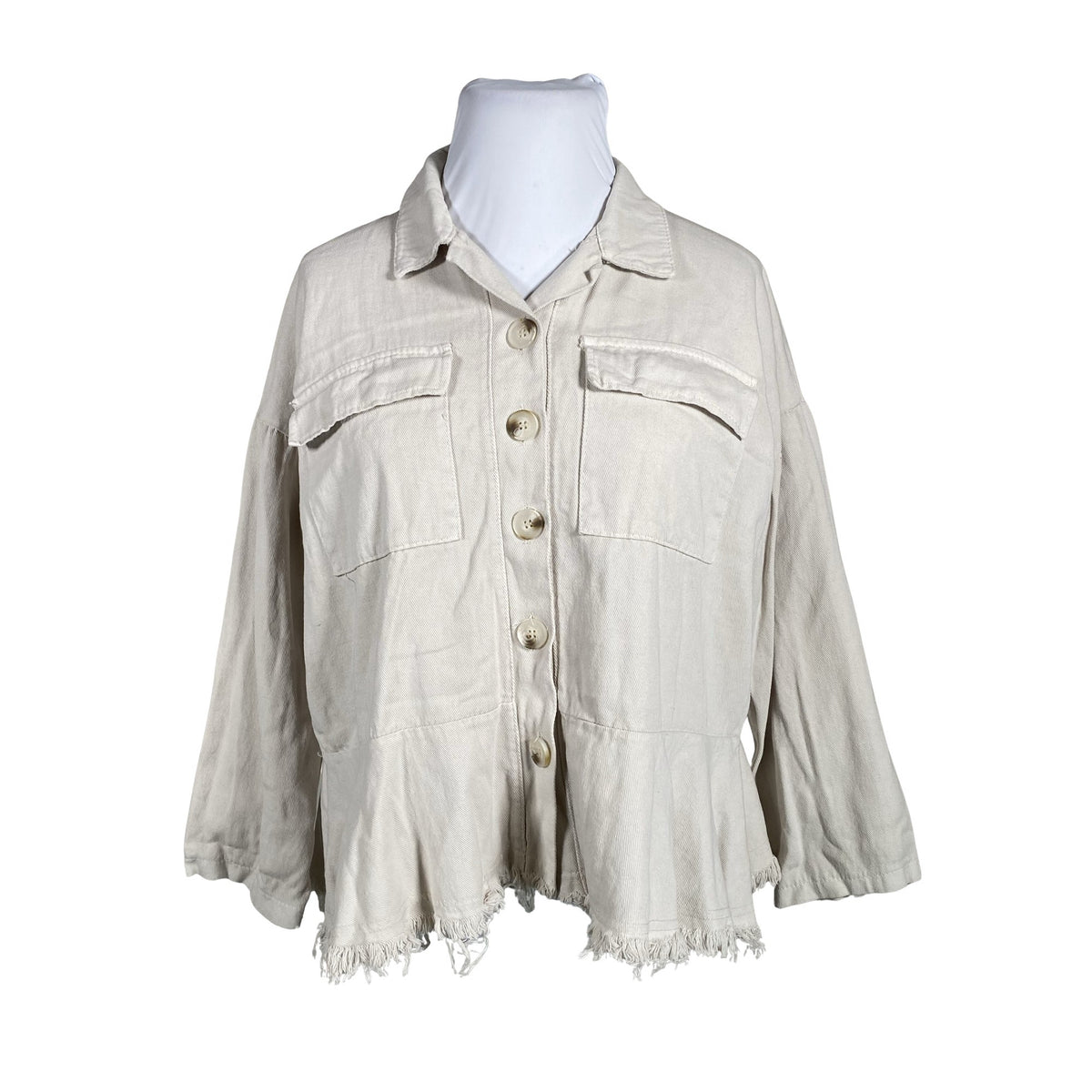 Naisten Bohemiana - Farkkutakki, koko 44 - Beige (1)