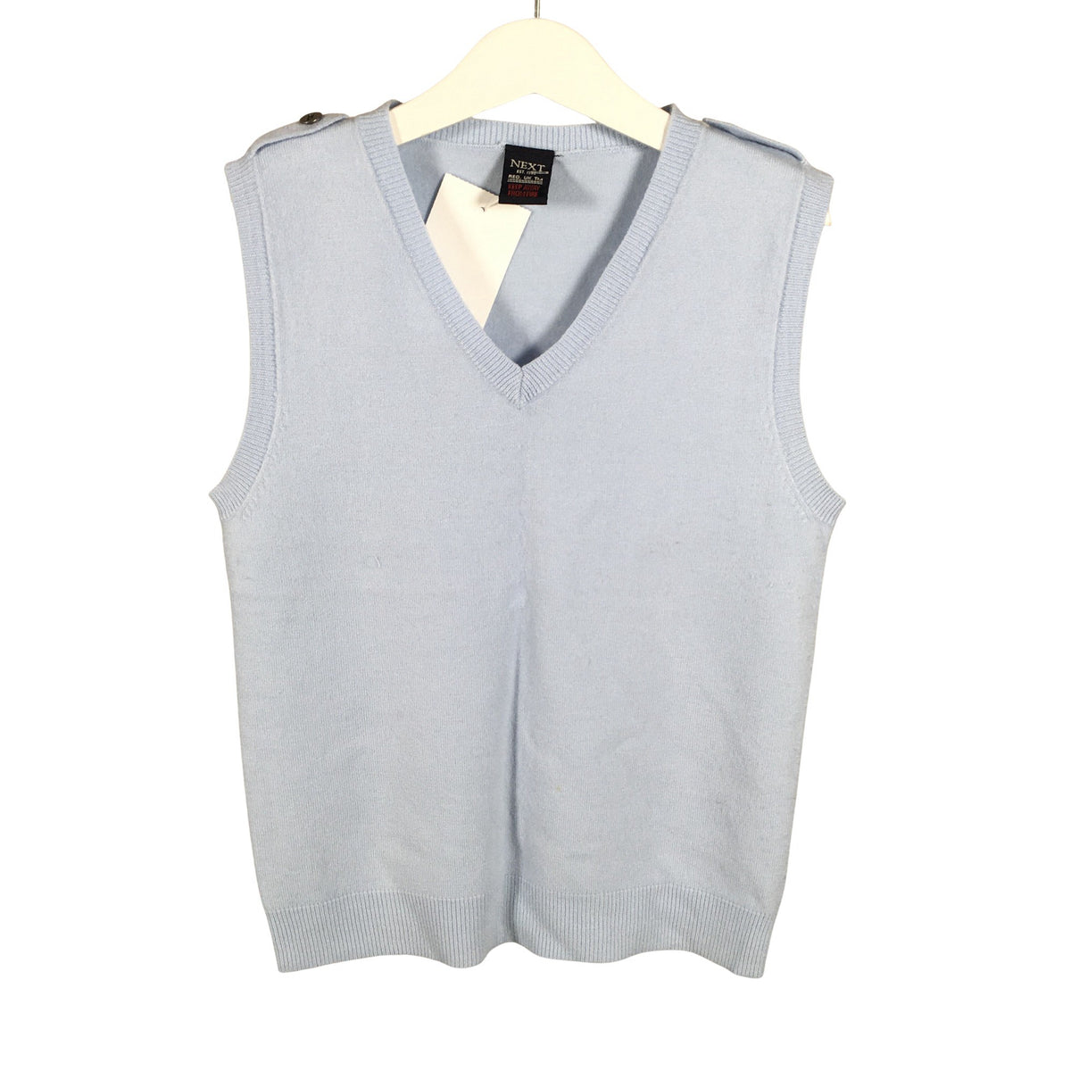 Unisex Next - Neuleliivi, koko 122 - 128 - Vaaleansininen (1)