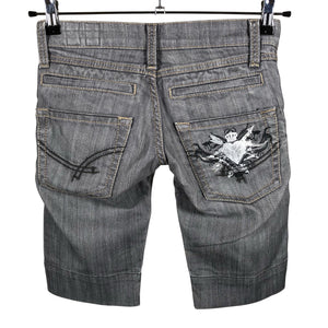 Naisten Indian Rose - Farkkushortsit, koko 36 - Harmaa (2)