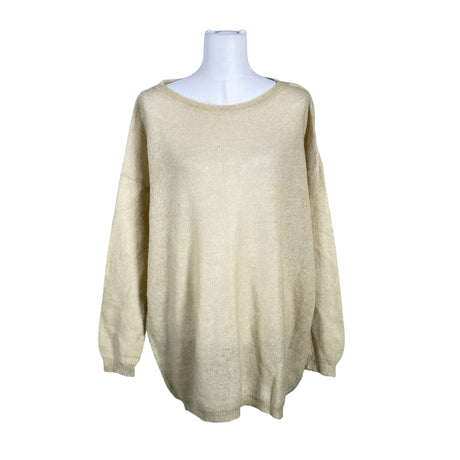 Naisten Benetton - Neulemekko, koko 40 - Beige ()