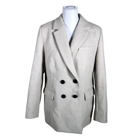Naisten Lindex - Villakangastakki, koko 38 - Beige ()