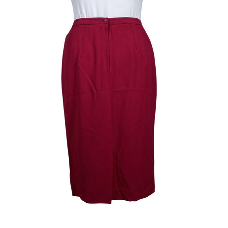 Naisten Handmade - Suora hame, koko 42 - Punainen (2)
