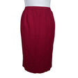 Naisten Handmade - Suora hame, koko 42 - Punainen ()